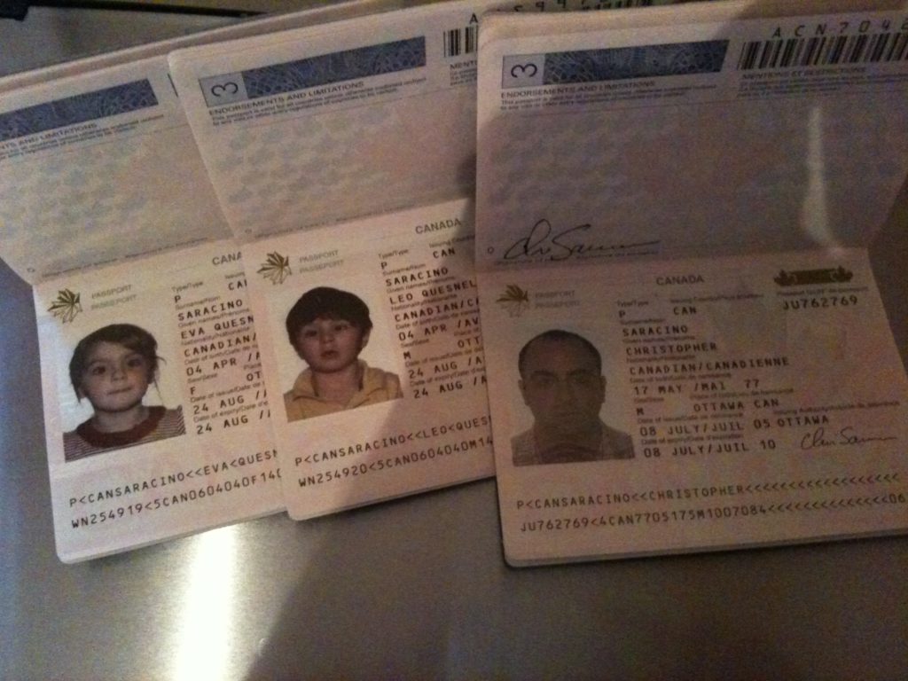 Canadian Child Passport